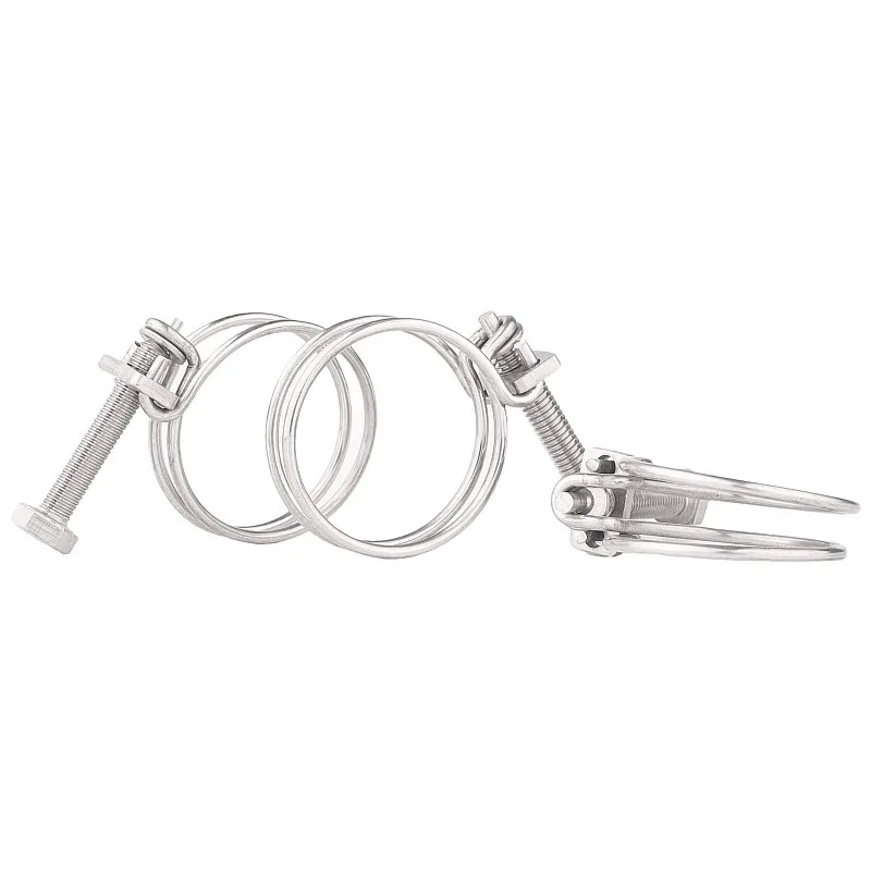 Factory supply Stainless Steel Double wire hose clamp