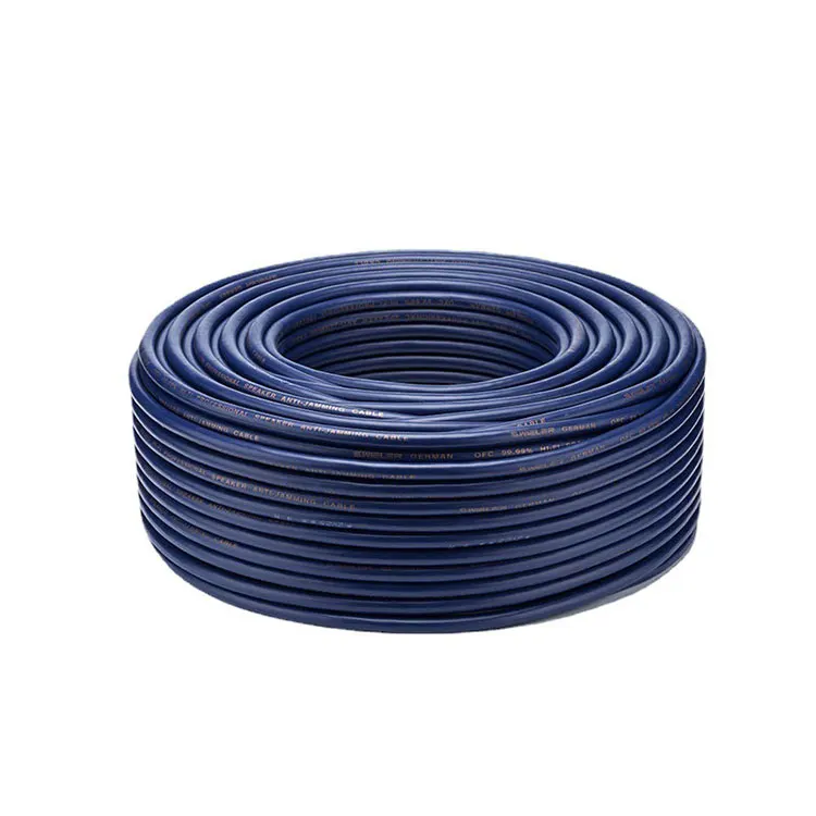 Professional Audio 4 Core Speaker Power Wire S7 HIFI 100M Stage Speaker Cable BC Copper Al Foil Shielded 4x1.0mm