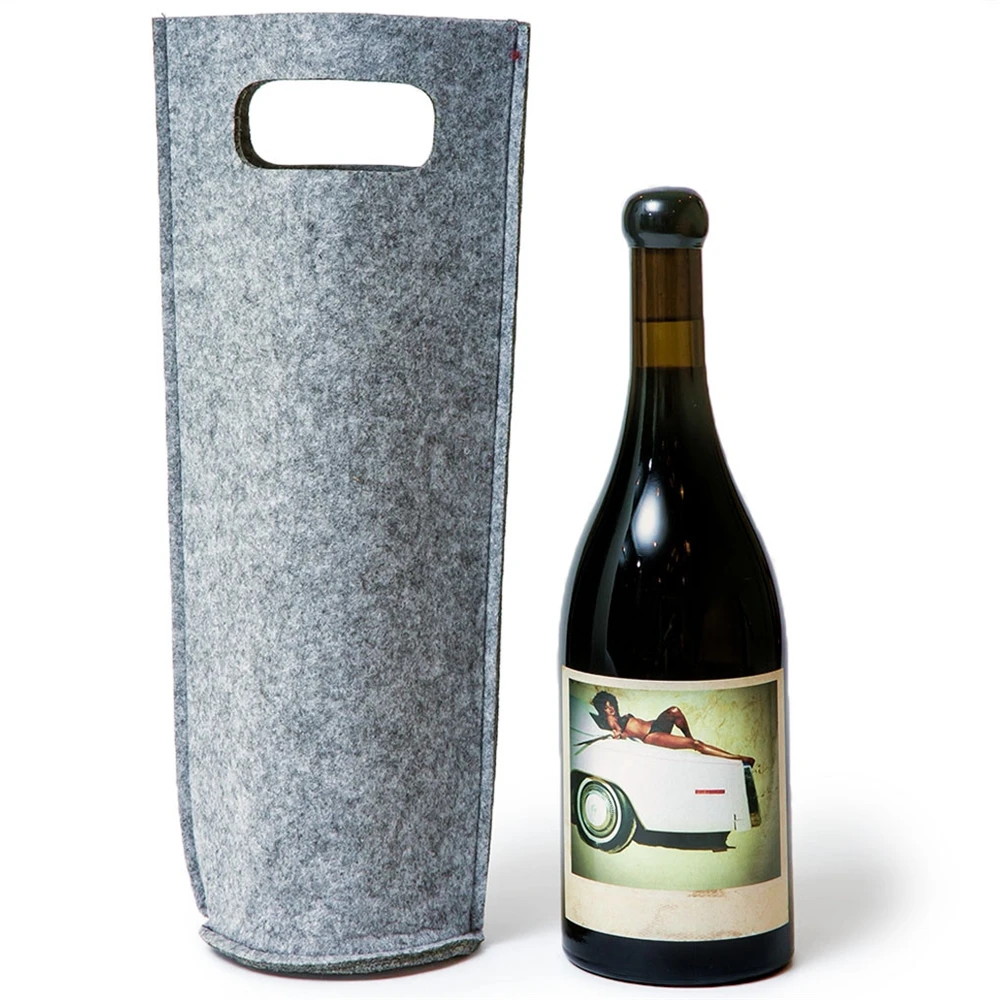 big capacity   Felt wine bottle gift bag
