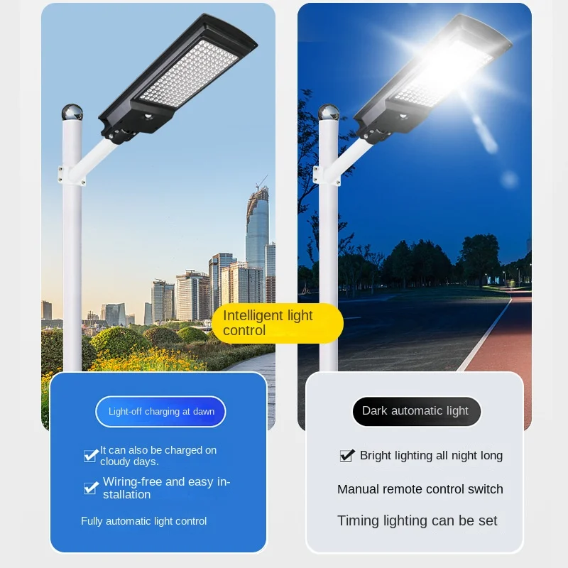 Factory Direct Supply High Efficiency Solar Induction Street Lamp 180W Waterproof Solar Garden Light