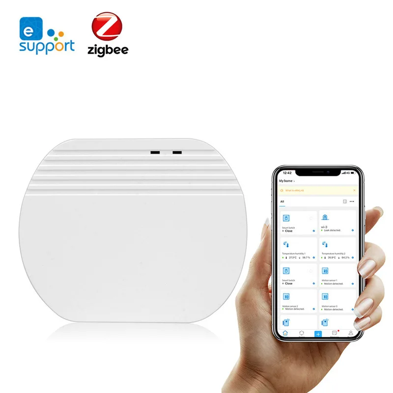 Zigbee Wireless Gateway Smart Home Bridge Hub Remote Control Zigbee Devices Via EWelink APP Home Bridge Works With Smart Home