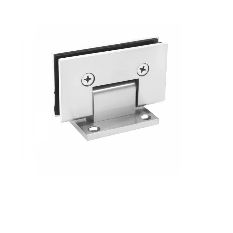 Small Bottom Plate USA Type Frameless Shower Glass Door Connector Glass Clamp