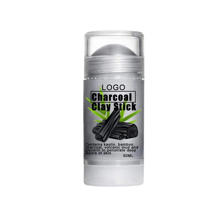 Private Label Facemask Acne Pimple Remover Bentonite Whitening Mud Musk Brightening Organic Detox Face Turmeric Clay Mask Stick