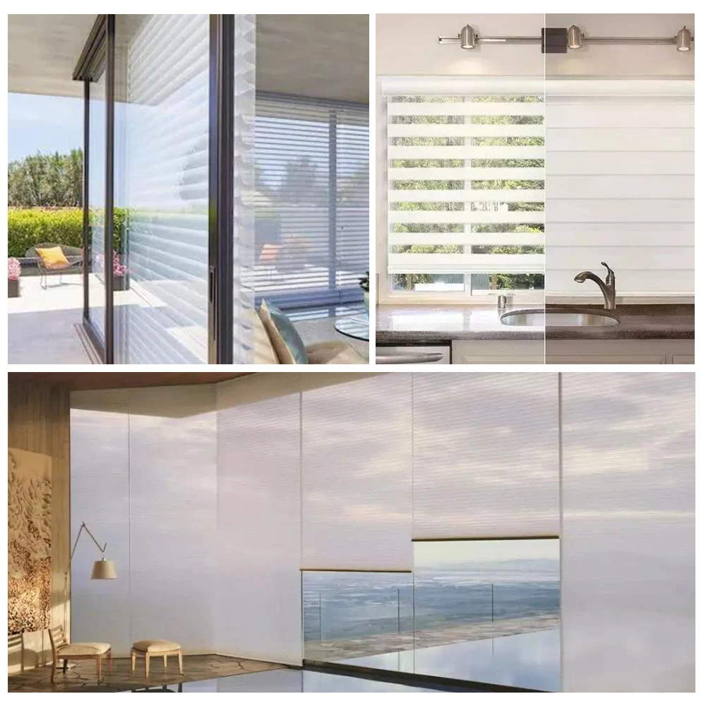 Z Wave Plus Rechargeable Wireless 2200mah Battery Powered Solar Panel Charging Tuya Smart Tubular Motor Aluminum Europe Modern