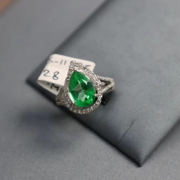 Exquisite daily Garnet Rings Wedding Promise Vintage and Diamond Rings with Sterling Silver enamel setting