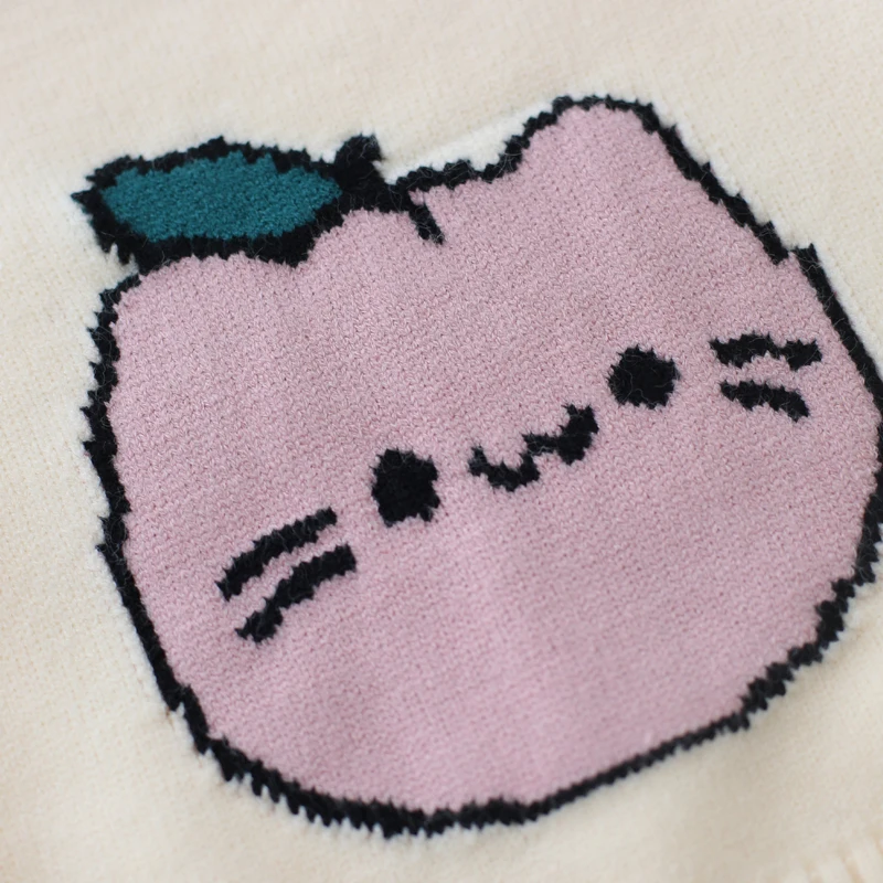 
Knitted lovely spring autumn 1-3 year old baby sweater wholesale cartoon design long sleeve baby girl sweater 