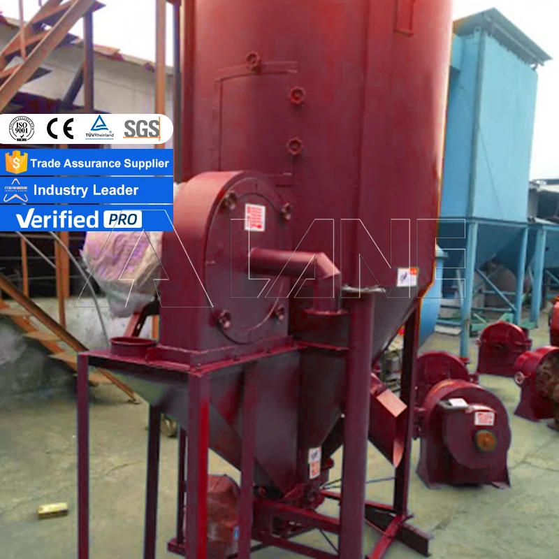 LANE Electric Feed Mixer Hydraulic Feeding Portable Wood Crusher Chicken Feed Grain Corn Crusher