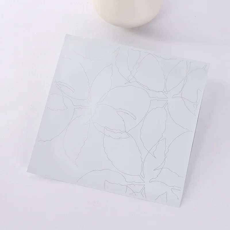 Low MOQ Glossy Finish Smell Proof Patch Foiled Heat Self Flat Pouch Mylar Foil Packaging Customized 3 Side Seal Flat Bag Sachet