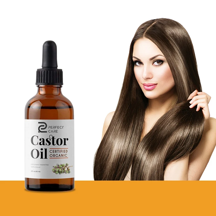 Perfectlink Factory Bulk Jamaican Black Castor Oil Best Organic Refined Castor Oil for Hair Beard Eyelash Eyebrows Growth