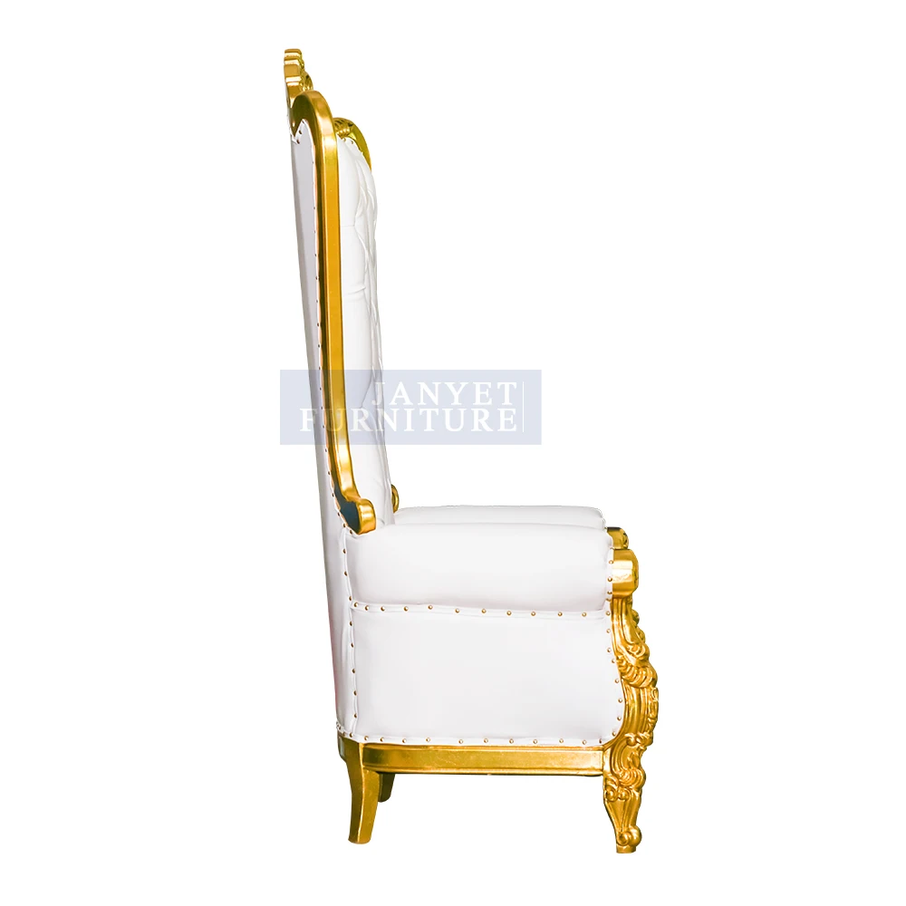 Luxury Royal Gold Wedding King Throne Chair