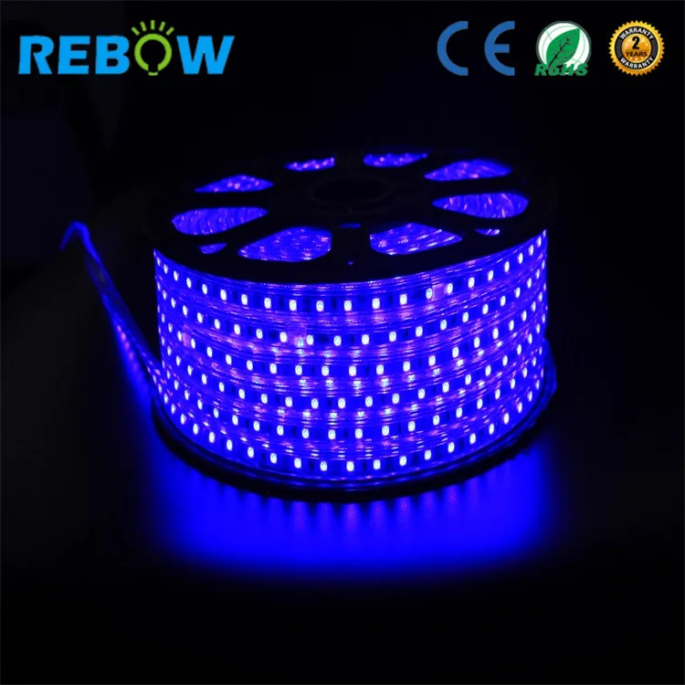 50m/roll 230v Rgb Led Strip SMD5050 IP67 120led/m Led Flexible