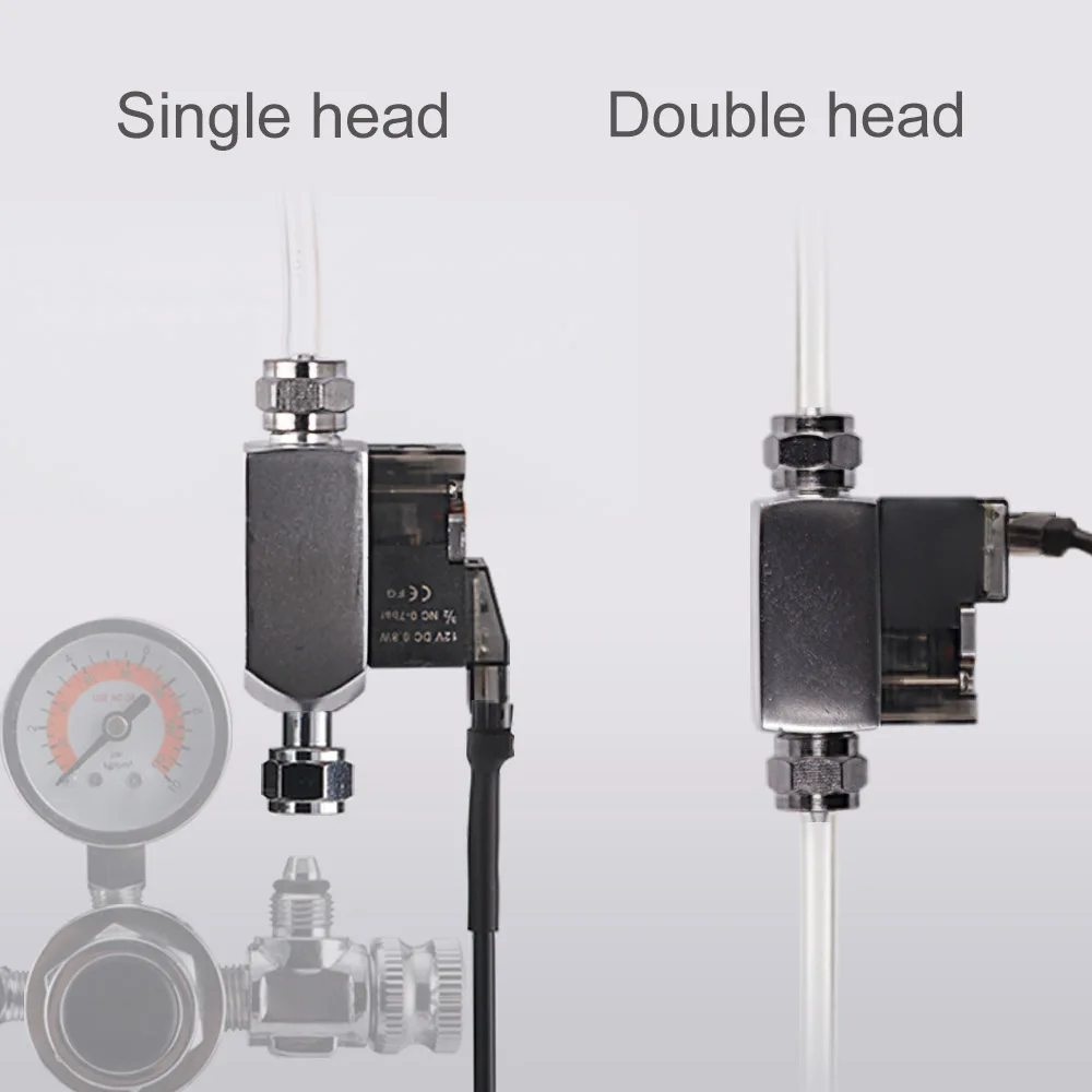 Aquarium Co2 external Solenoid Valve kit CO2 System Regulator Magnetic solenoid Valve for Plant Tank