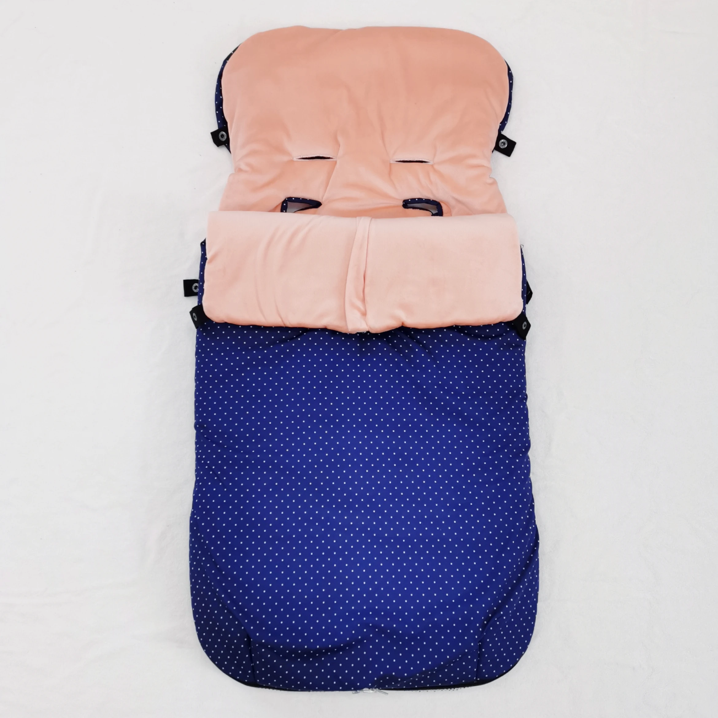 
2021 New Eco-friendly Soft Winter Baby Sleeping Bag Stroller Footmuff 