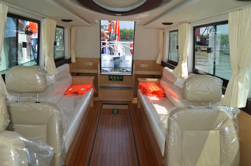 9.8M 12-PERSONS aluminum fishing motor boat for sale