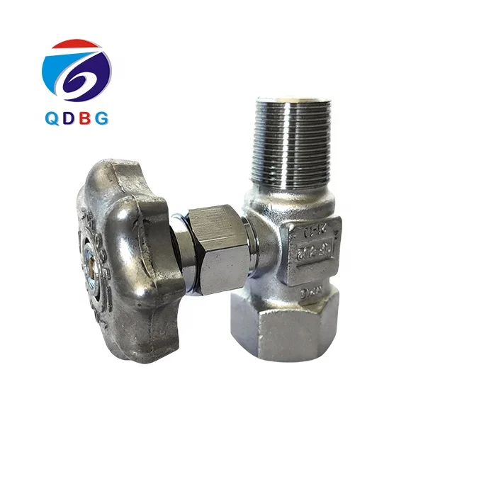 QDBG Gas Cylinder Factory Sale Chrome Plated Brass Oxygen Valve QF-7D2 Gas Valve