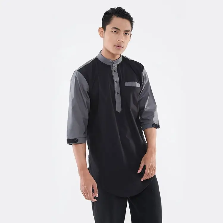 New Pajama Muslim Clothing Arab Thobe Blouse Men For Kurta Designs