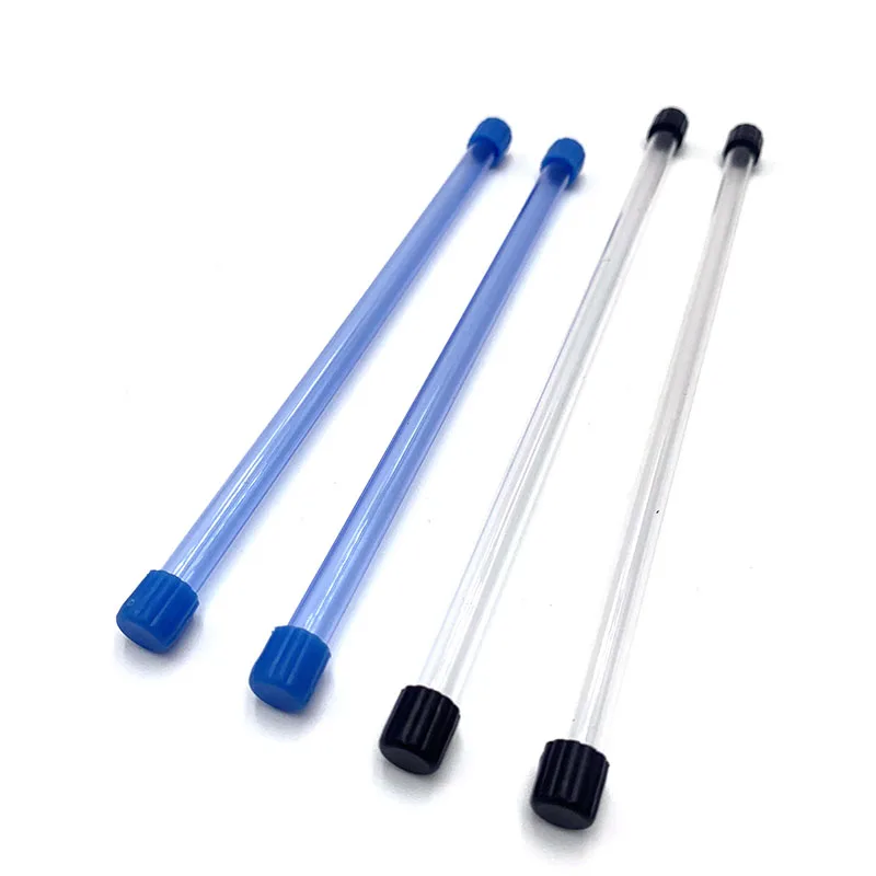 Popular Hot-selling Makeup Sponge Transparent Clear Cylinder Plastic Packing Tube For Display Packaging