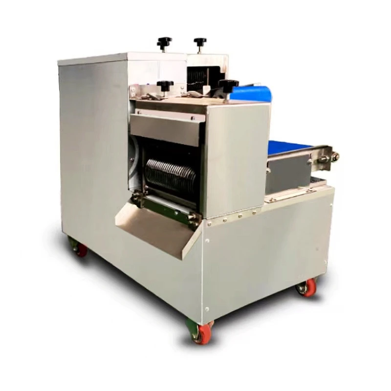 Industrial Butchery Pork Beef Mutton Meat Slicer Chicken Cube Cutting Strips Cutter Machine