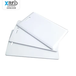 In stock 125KHz blank white ID thick card work access control card TK4100 access sensor card