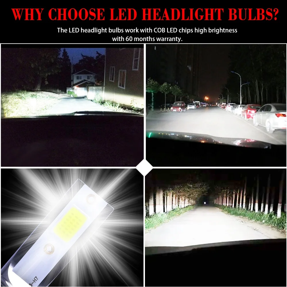 
automotive accessories led headlight csp bulb car laser led headlights for sale 