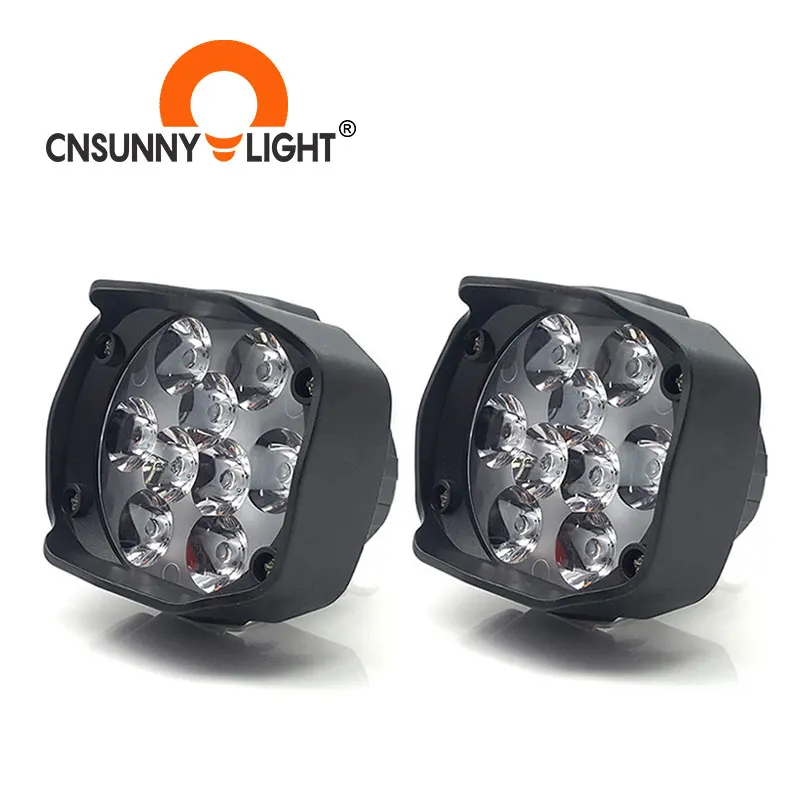 Mini Driving Motorcycle Lighting System 2000Lm 12W Farol Luces Led para Moto Motorsiklet Lamp Far Lights for Motorcycle Lighting