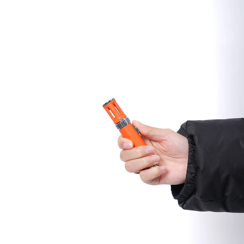 2025 Smoking Accessories 110*23.4*22mm Windproof Direct Injection Lighter Gun Orange Cigarette Cigar Lighter