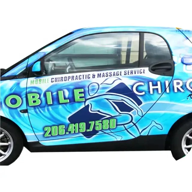 Customized Factory Price Chrome Painted Color Self-adhesive Decoration Roll Film Vehicle Auto Sticker Vinyl Car Wrap