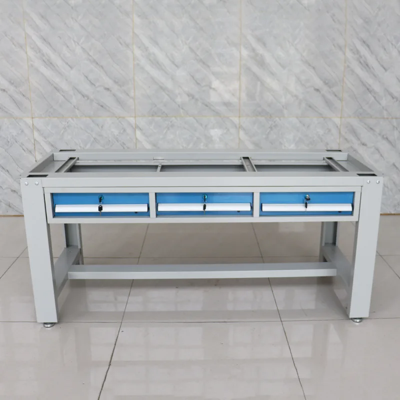 OEM/ODM Customized factory assembly line assembly anti-static Kanban workbench with two bench