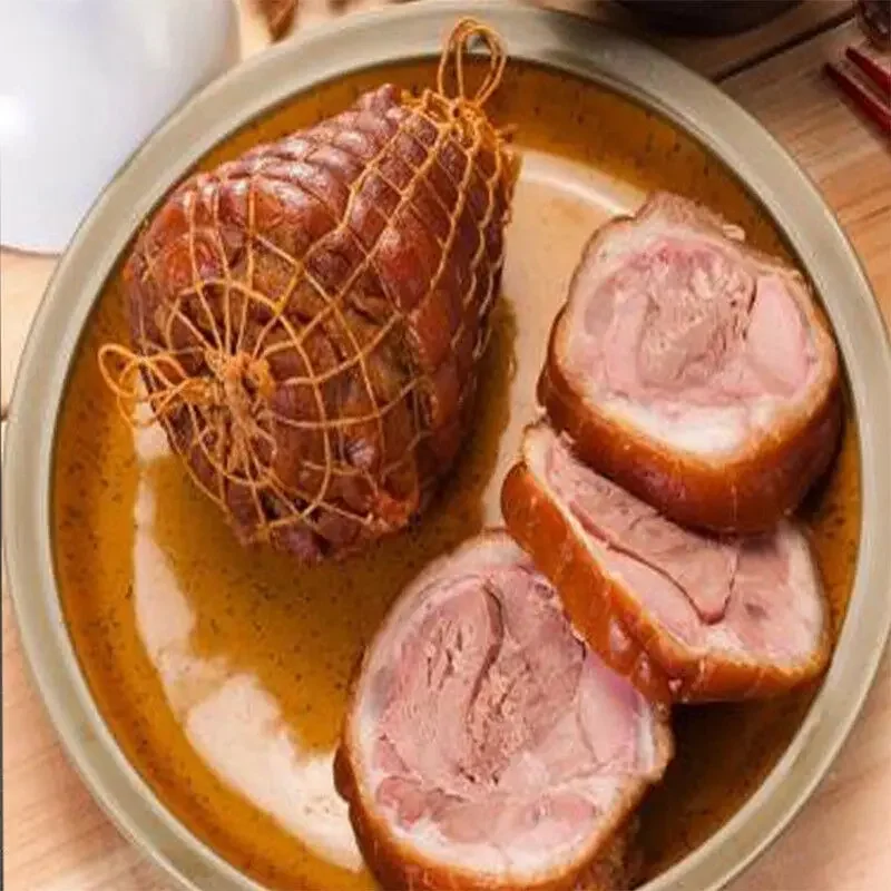 Meat Netting Roll Elastic Smoked Meat Poultry Ham Netting Meat Butcher Twine Net Roll Wrapping Net Beef Netting Roll for Hunting