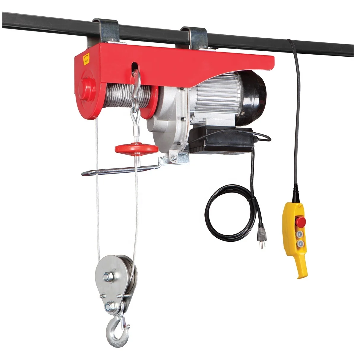 Electric micro wire rope hoist winch 220v 110v mini small crane hoist lifting machine for home use