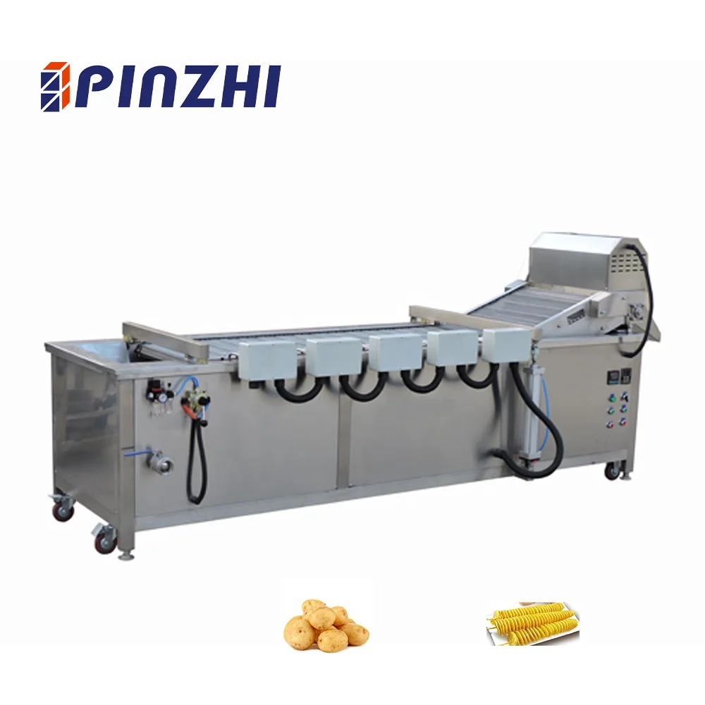 Commercial Electric Potato Tower Maker Korean Twister Potato frying Machine Automatic Stretching Spiral Potato Production line