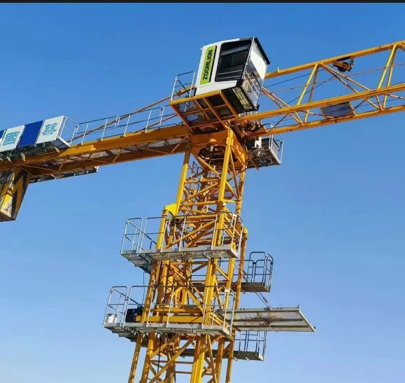 Second hand zoomlion topless tower crane