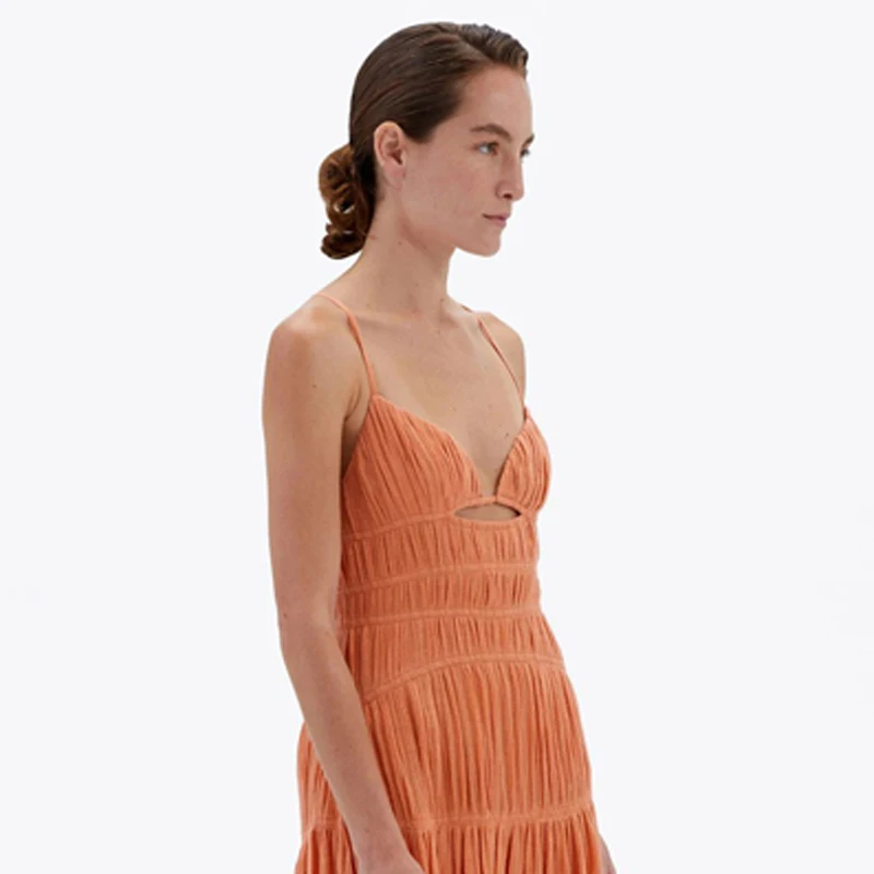 2021 Sexy Summer Outfits Linen Gauze Maxi Dress for Woman Casual Dresses