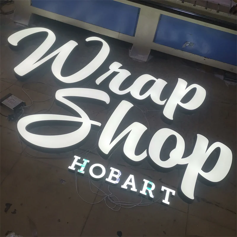 OUTDOOR SHOP WALL Frontlit Letter Sign Led Channel Letter Business Sign 3d letter sign