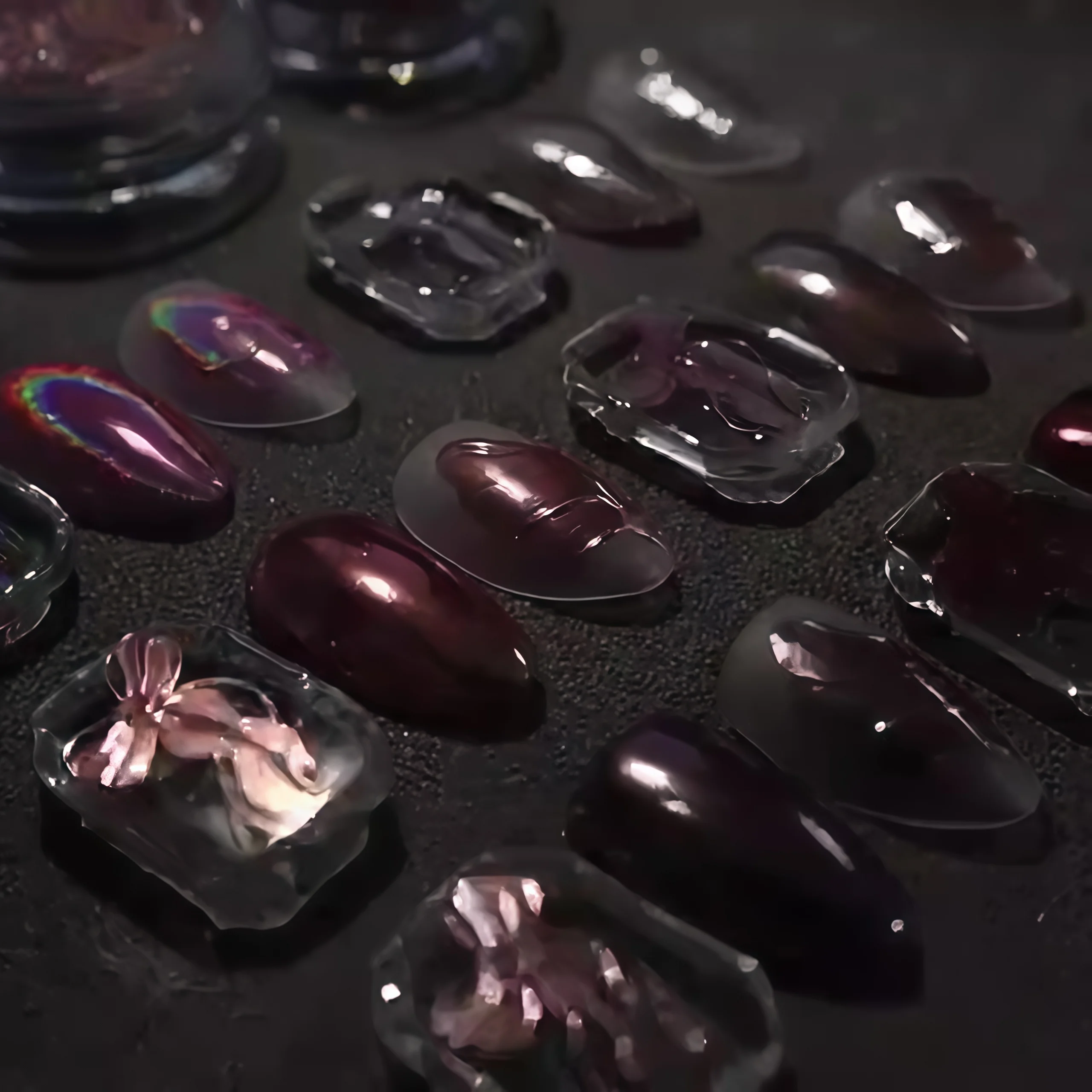 High Bright Titanium Gold Powder Nail Magic Mirror Powder Laser Autumn and Winter Dried Rose Electroplated Metal Glitter Powder