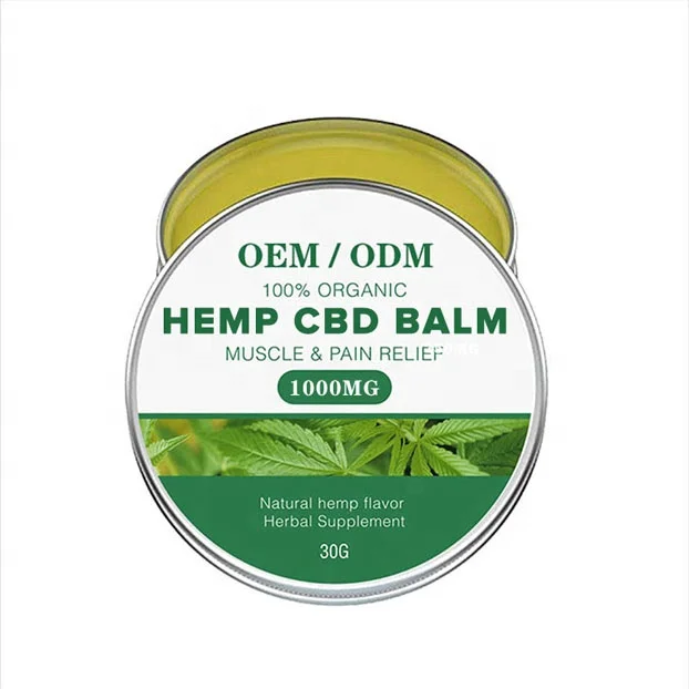 All Natural Ointment Extract, Relieves Body Discomfort, High Quality Hemp Balm