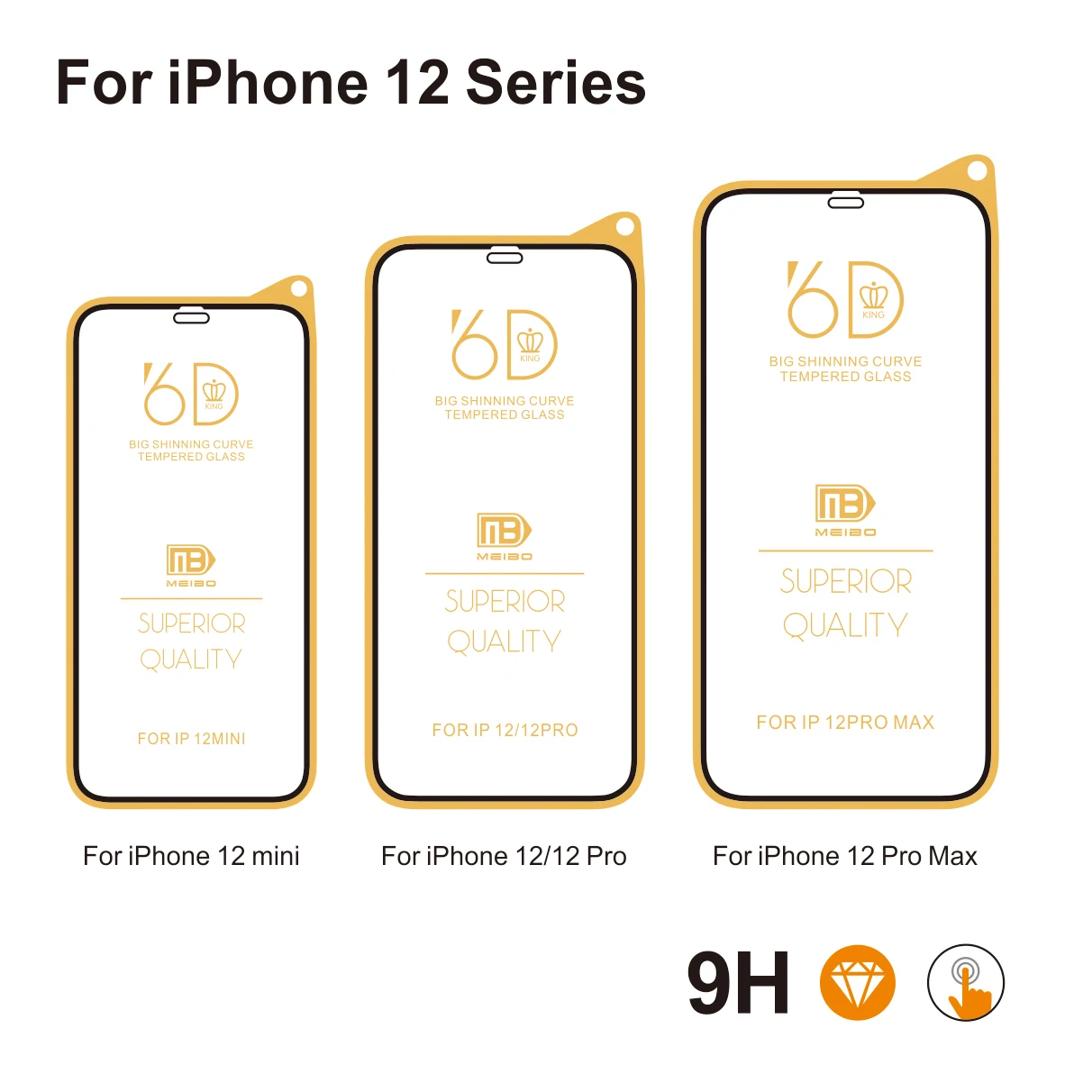 3D шелкография Защита экрана для iPhone 11/12 mini/13 Pro max закаленное стекло пленка совместимая с 5 4 6 1 7