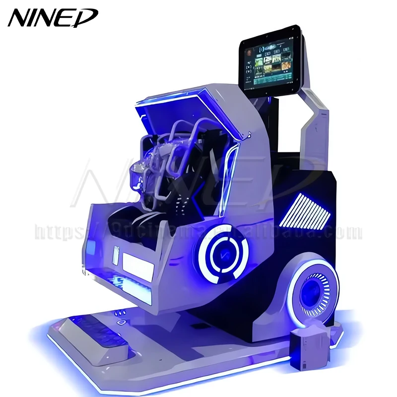 NINED Indoor Amusement Park Equipment Double Seats 360 VR Simulator