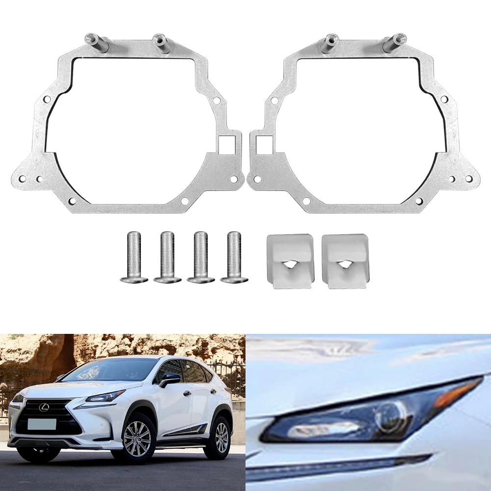 Taochis adapter transition frame car Bracket for Lexus 15-16 NX200/NX300 2017 Midnight model Hella 3 5 Q5