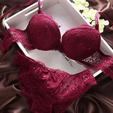 lace floral bra