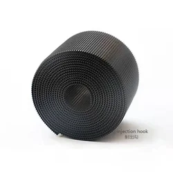 OEM factory High Quality 12.5mm width  nylon  injection molded plastic hook ultra thin soft hook and loop fastener