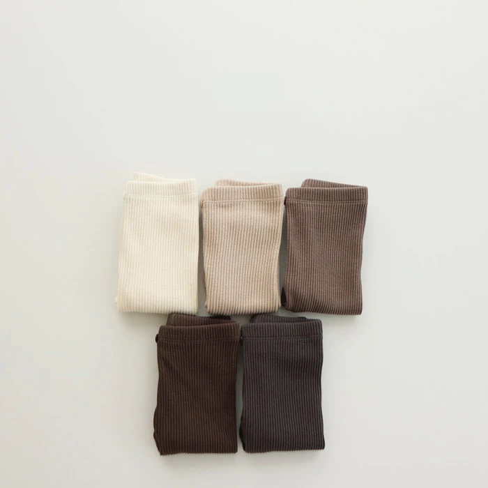 Wholesale Newborn Baby Kids Girls Leggings Casual Ribbed Kids PantsToddler Children Casual Trousers Unisex Solid