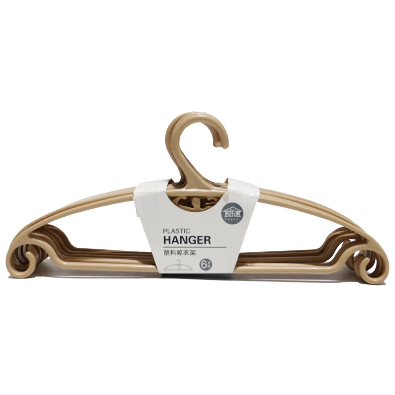 Portable Adult T-shirt Plastic Hanger New Pp Material Wide Shoulder Storage Travel Wardrobe Clothing Hanger
