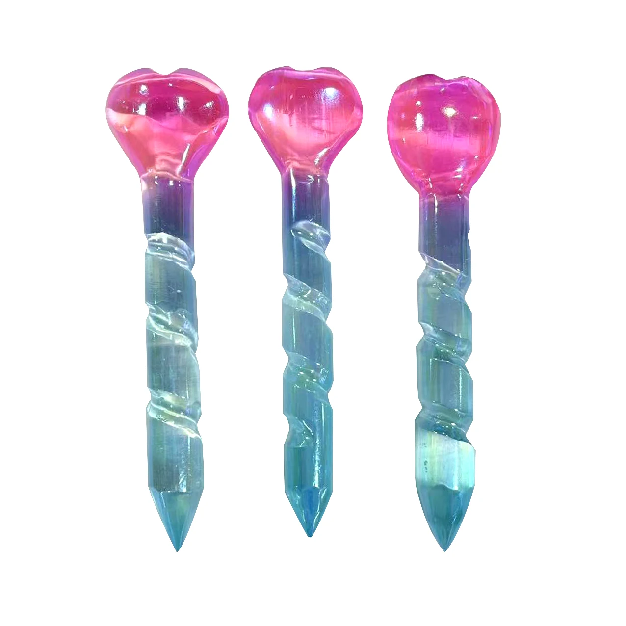 Wholesale Natural Angel Aura Selenite Magic Stick Gypsum Crystals Healing Stones Quartz Crystal Heart Wand