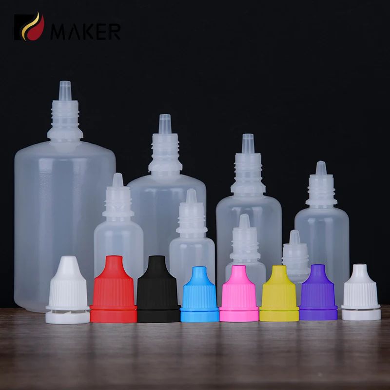 1oz 2oz 3oz 5oz Squeeze LDPE Plastic Eye Drop Bottle 5ml 10ml 15ml 20ml 30ml 50ml 100ml Empty Squezzable Liquid Dropper Bottle