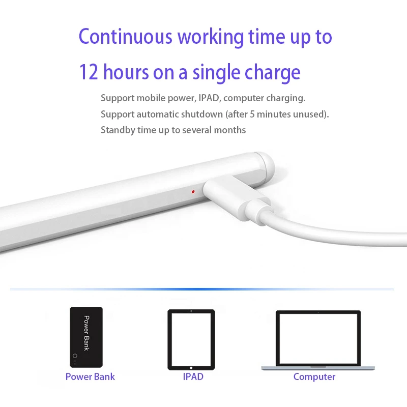 
With customized fast charging battery indicator, support for oblique writing, active stylus with palm-proof function 