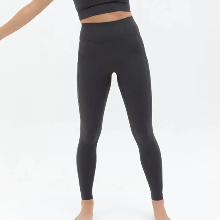 New Fashion Design Custom Natural Colors High Waist Yoga Pants No Front Seam Women GYM Leggings for Collection