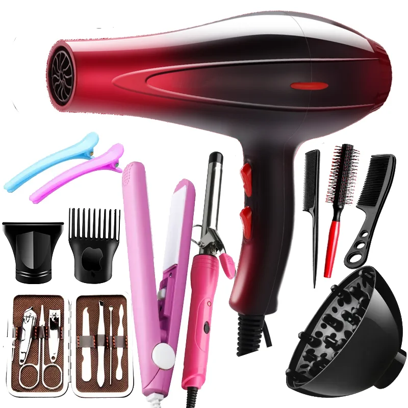 Powerful Professional Salon Hair Dryer Blow Dryer Electric Hairdryer Hot/Cold Wind with Air Collecting Nozzle