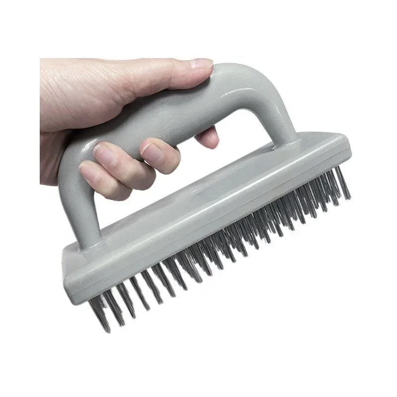 Stainless Steel Wire Brush Bundles of Bristles Block Wire Brush for Cleaning Welding Slag & Rust Dust Paint Scrubbing