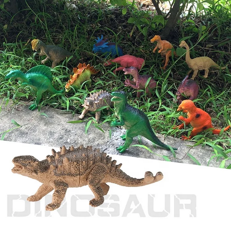 12 models 4 inch mini dinosaur toys for school